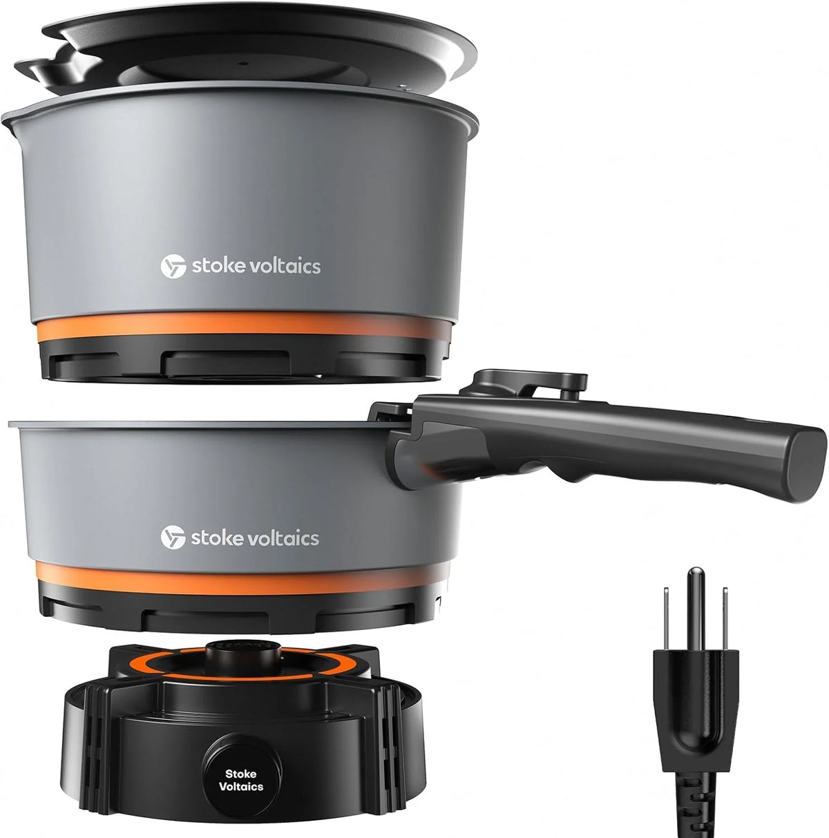 200 - 1000 watt electric camping stove. with cookware. 120 volt portable outdoor cooking set. windproof cookware. suitable for RVs. electric vehicles. off-road travel. RV life. car camping