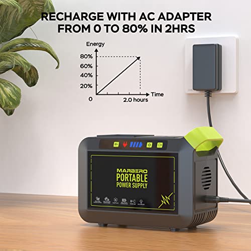 88Wh Portable Power Station 24000mAh Camping Solar Generator Lithium Battery