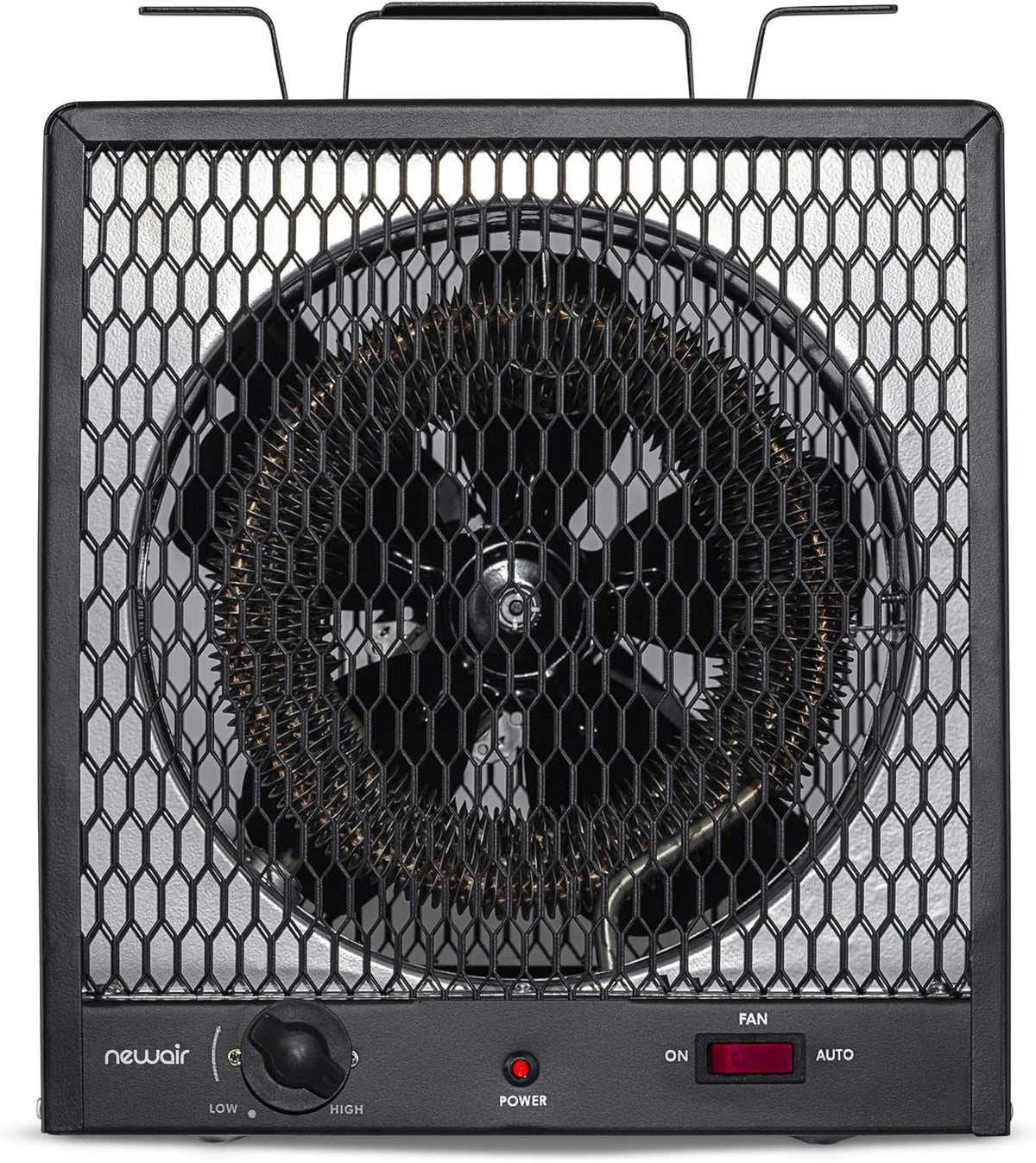 Portable Heater (240V) Portable Electric Garage Heater Heats Up to 600 sq. ft. with 6-Foot Cord Wrap and Carrying Handle | 5600 Watt Portable Electric Shop Heater for Garage and Work Shop
