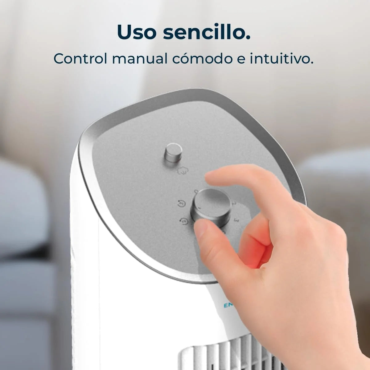 Cecotec Climatizador Evaporativo EnergySilence 2000 SkyCool. 60W. Depósito de 3L. Compatible con Aceites esenciales. 3 Velocidades. Oscilación de 50o.
