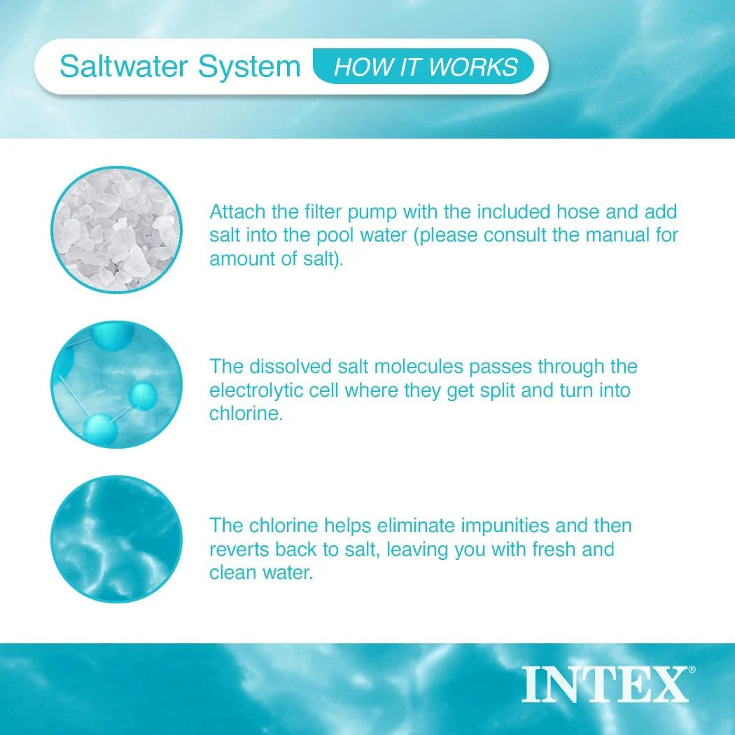 Krystal Clear Saltwater System for Above-Ground Pools up to 15.000 Gallons