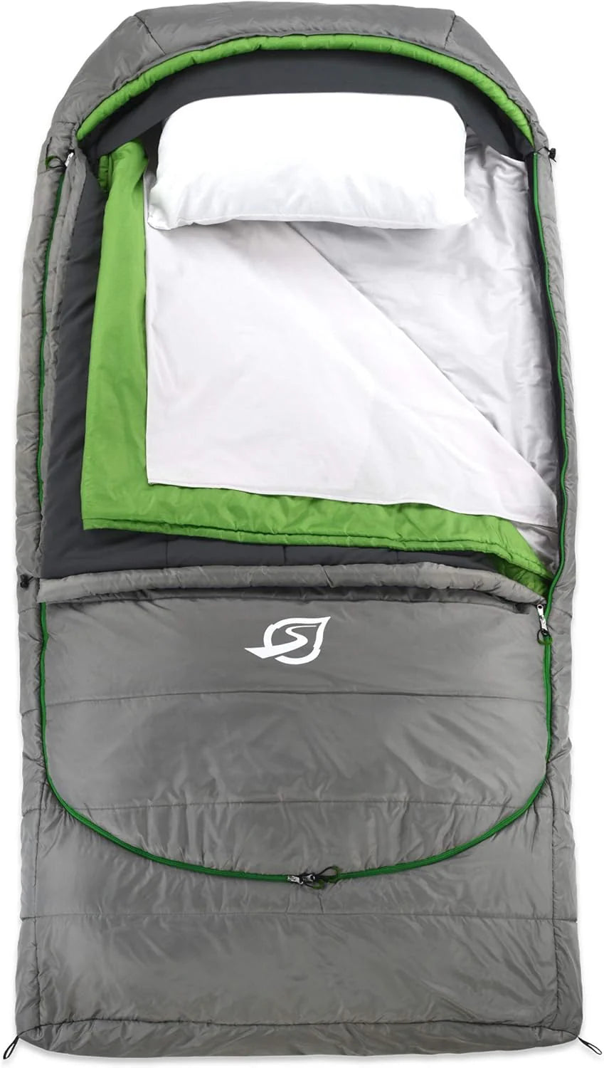Adult Cloud-style sleeping bag - Adjustable multi-layer design. suitable for use in 3 to 4 seasons - Includes cotton bedding