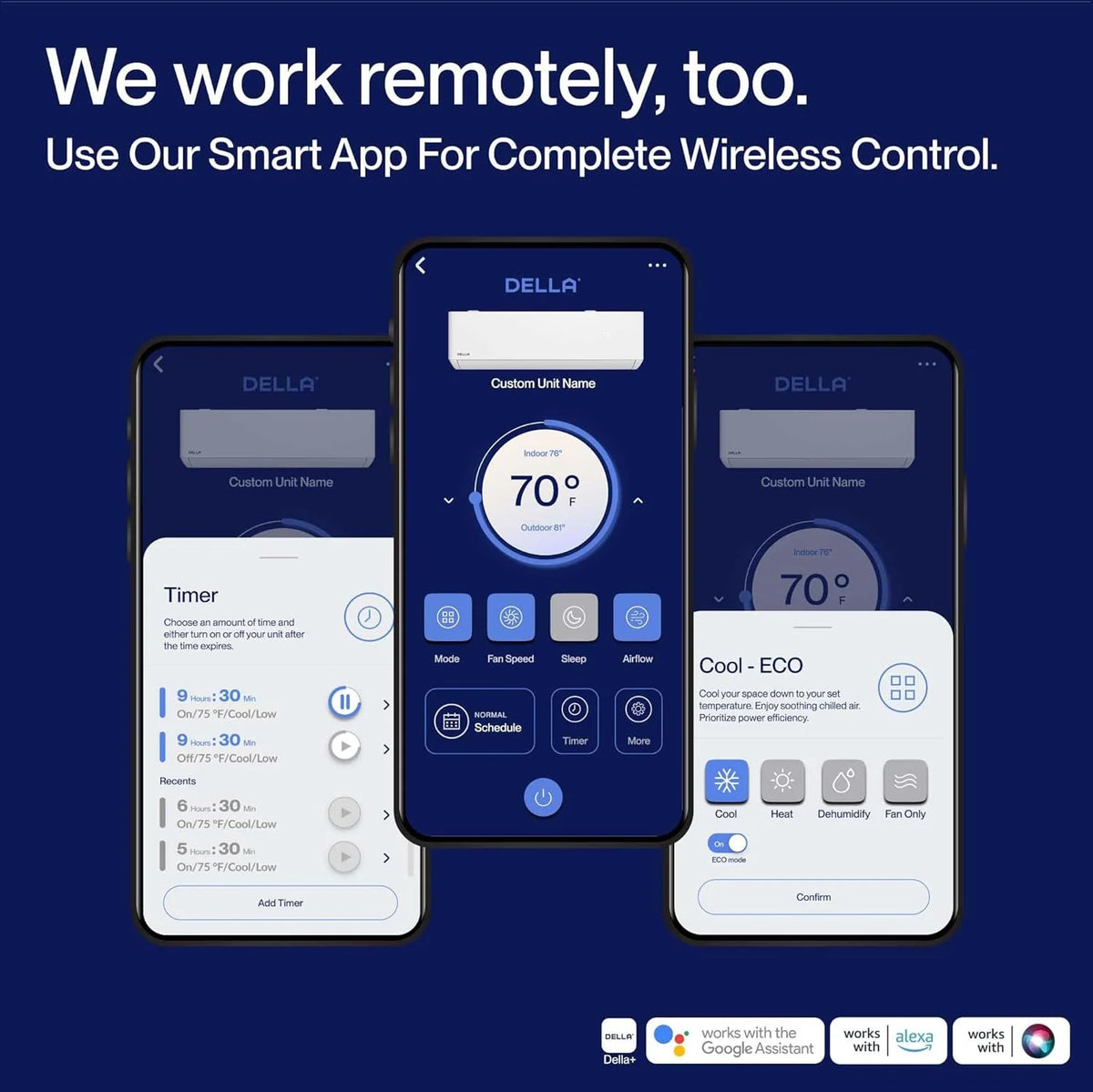 Hyper Heat Lower as -13°F 9.000 BTU WiFi Mini Split.Work with Alexa.Energy Star 115V 23 SEER2.Cools Up to 400 Sq. Ft.Inverter AC with 0.75 Ton Pre-Charged Heat Pump & 16.4ft Installation Kits