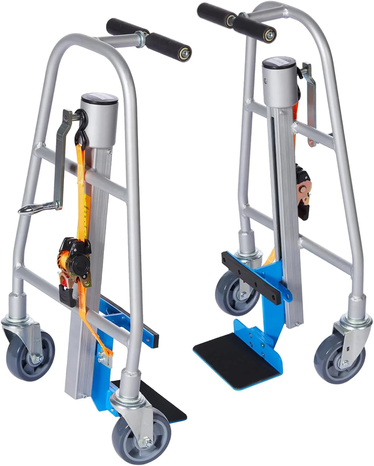 Furniture and crates handling vehicles. mechanical equipment moving carts (with a 1210-pound carrying capacity). used for safe handling of cabinets. furniture and crates