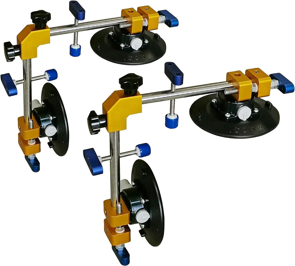 Angle 90 Degree Countertop Seam Setter with 6 Suction Cup for Seam Joining & Leveling/Professional Countertop. granite . Stone. Marble Slab Installation. (2 PACK) (6 seam setter)
