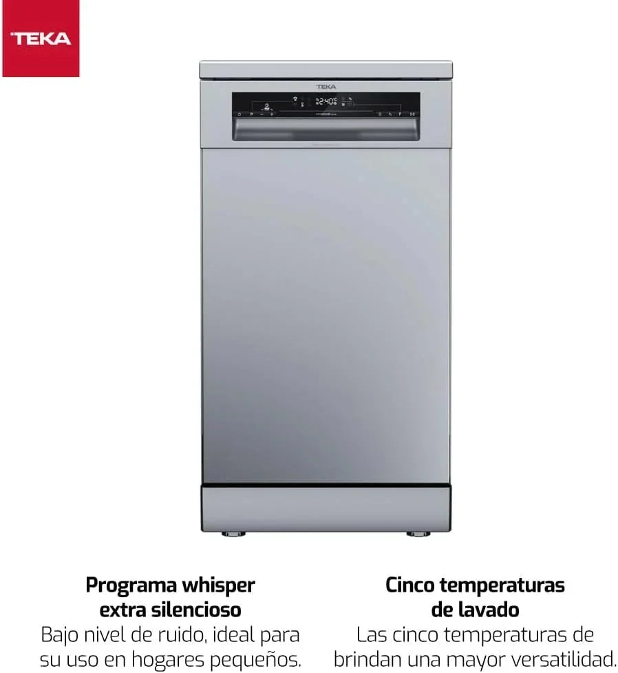 TEKA Lavavajillas Integrable 45 cm. 10 Cubiertos. 6 Programas de Lavado. IonClean. DFS 24650