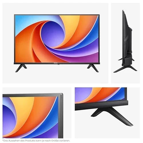 Hisense 40E4QT Fehrnseher. 40 Zoll. DLED. Smart TV. Game Mode. AI Sports Mode. Dolby Audio. Dolby MS12. DTS Virtual X. HDR10. HLG. Full HD. High