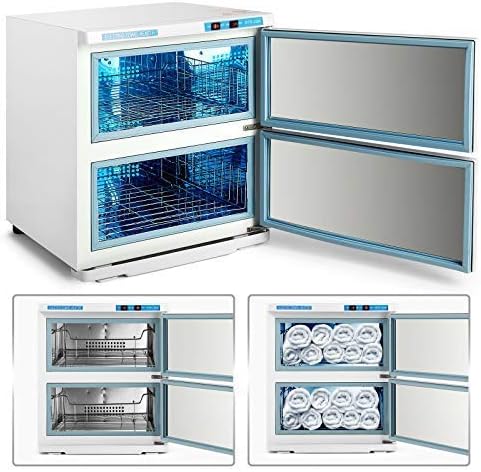 Hot Towel Warmer Cabinet Professional Towel Heater for Spa Massage Salon Home (32 Liter Capacity. White)