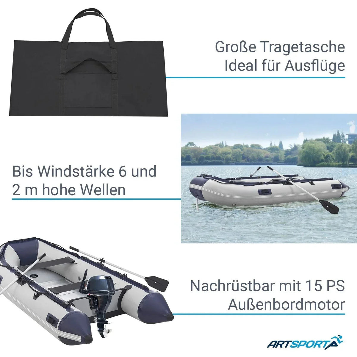 2025 Barco neumático 3.20 m