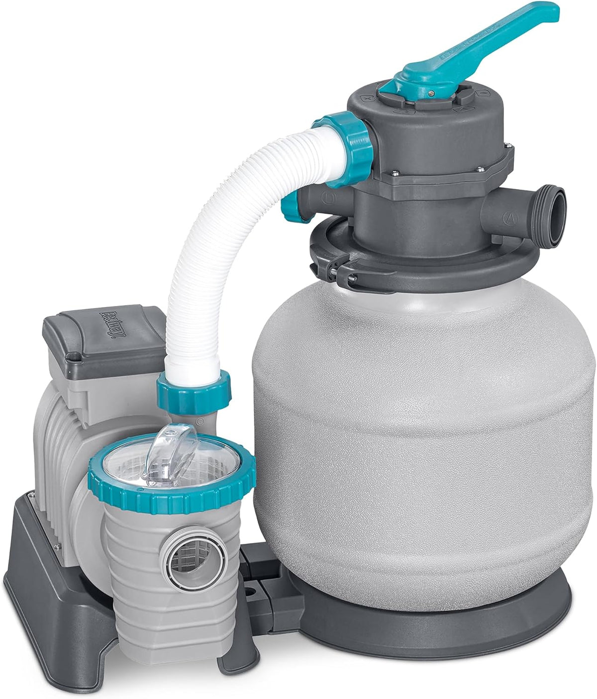 2.200 GPH Sand Filter Pump for Above Ground Pools. High Flow Swimming Pool Filtration System