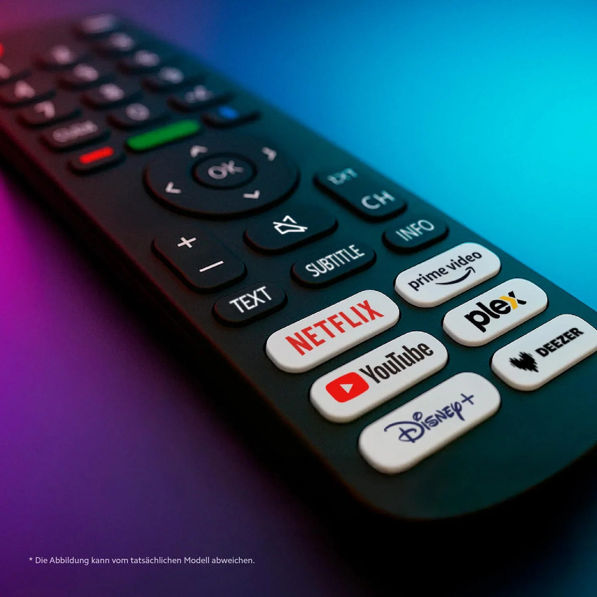 DYON Smart 40 VX-2-40 Zoll (100 cm) Full-HD Smart TV mit HD Triple Tuner (DVB-C/-S2/-T2). App Store. Prime Video. Netflix. YouTube. DAZN. Disney+.