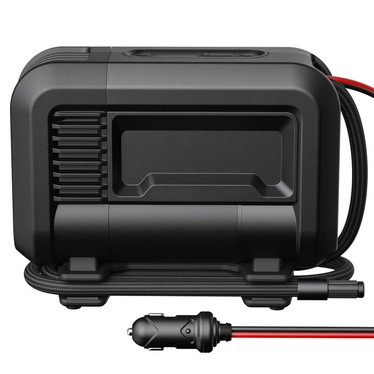 15A Tire Inflator. 12V Portable Air Compressor Pump. Rated at 80 PSI. Inflates Tires from 0-40 PSI in 2.9 Minutes with a Digital Gauge. Smart Pressure