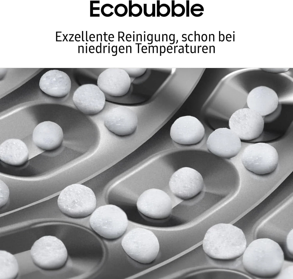 Waschmaschine. 9 kg. 1.400 U/min. EEK: A. Mikroplastik-Programm. Ecobubble. 14 Programme. WiFi SmartControl. Schwarz. WW90CGC04AABEG