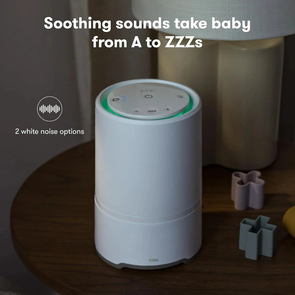 3-in-1 Baby Air Purifier. Compact Nursery Air Cleaner for Baby Room. Bedroom and Home