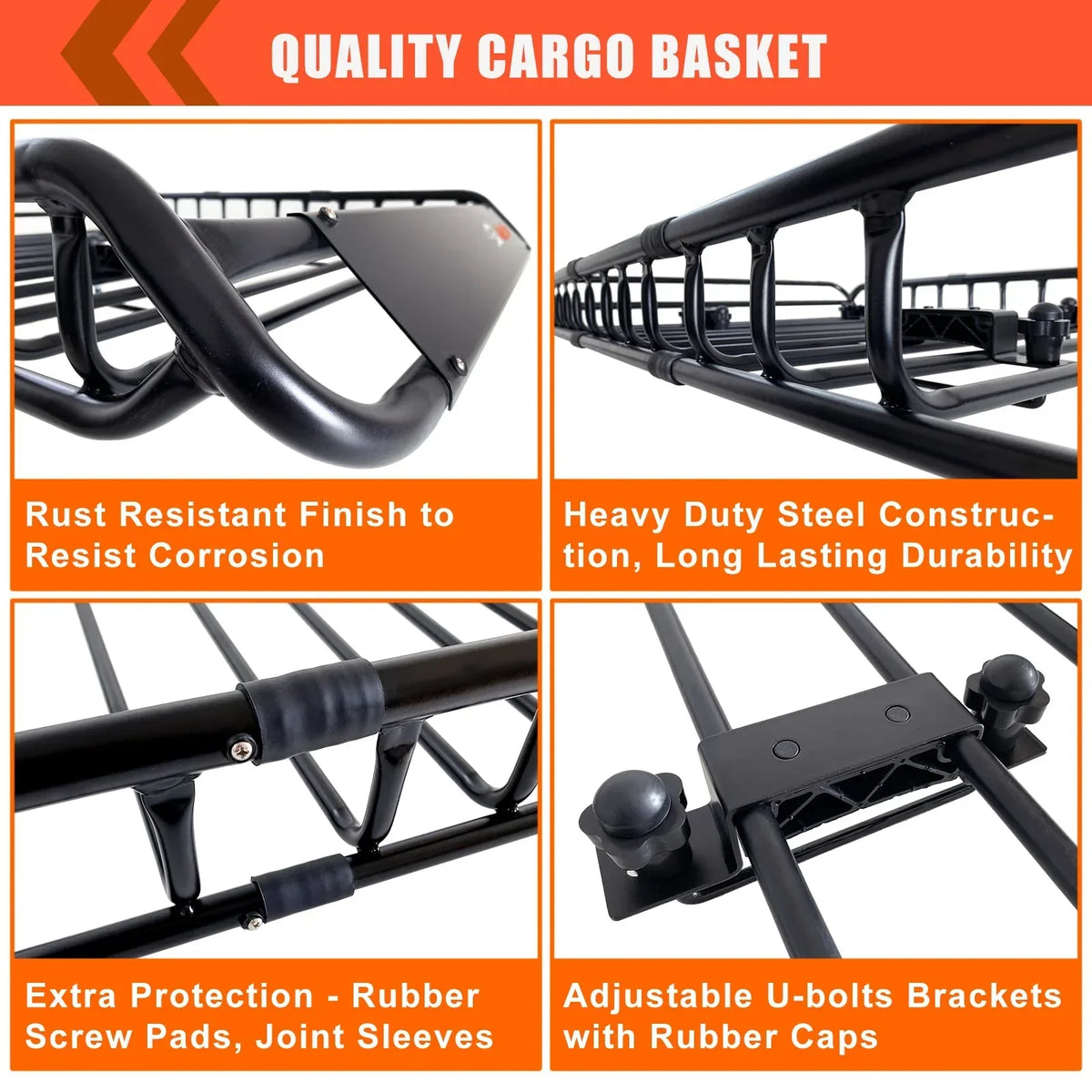 Roof Rack Carrier Basket Universal Rooftop