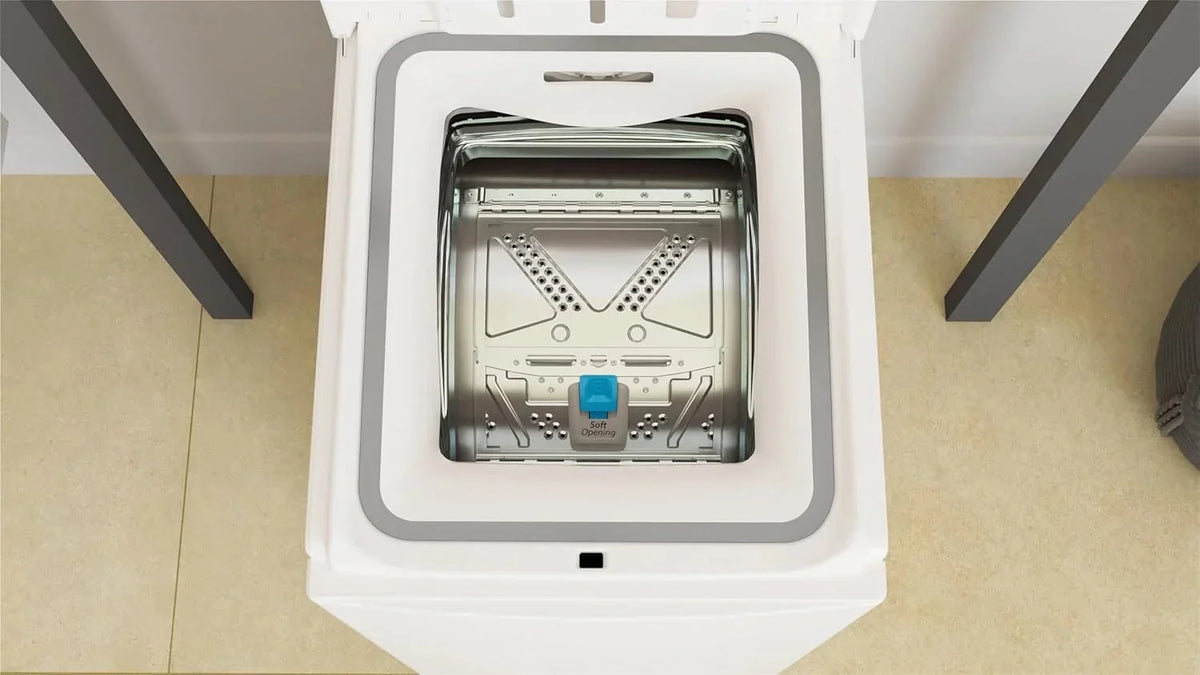 Whirlpool - Lavadora carga superior 6.5 kg TDLR 65230SS EU/N blanco. 1200 rpm. tecnología 6th sense y freshcare. motor universal. eficiencia NEL D