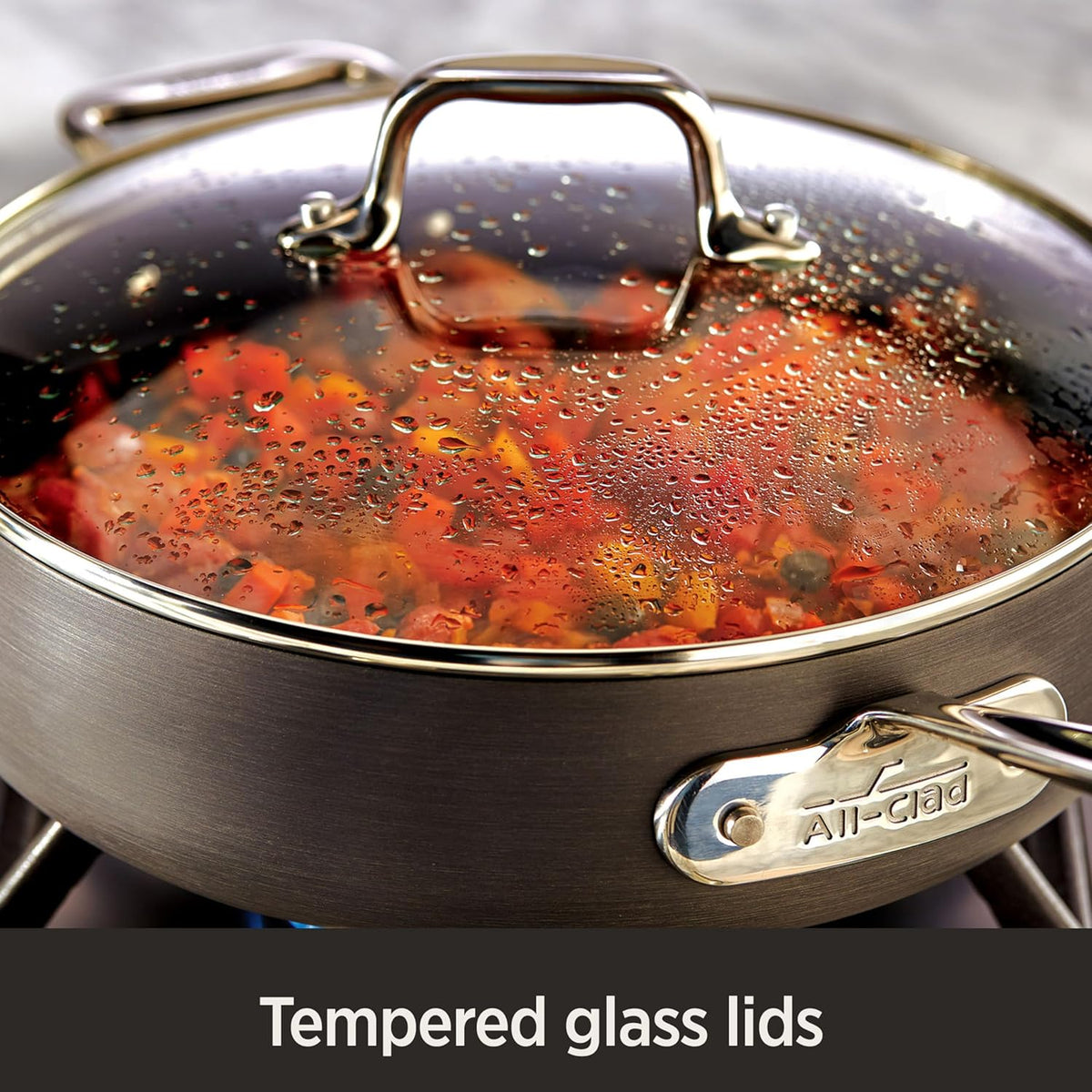 2 Piece Hard Anodized Nonstick Fry Pan Set. Durable Aluminum Skillet Cookware Set for Kitchen Cooking