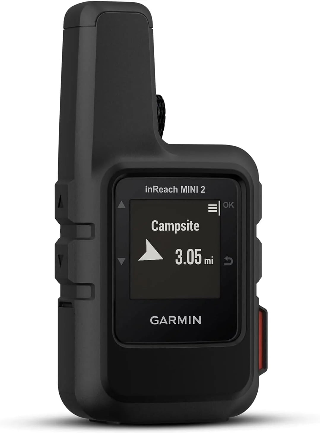 Compact and portable satellite communication device. suitable for hiking use. in orange color