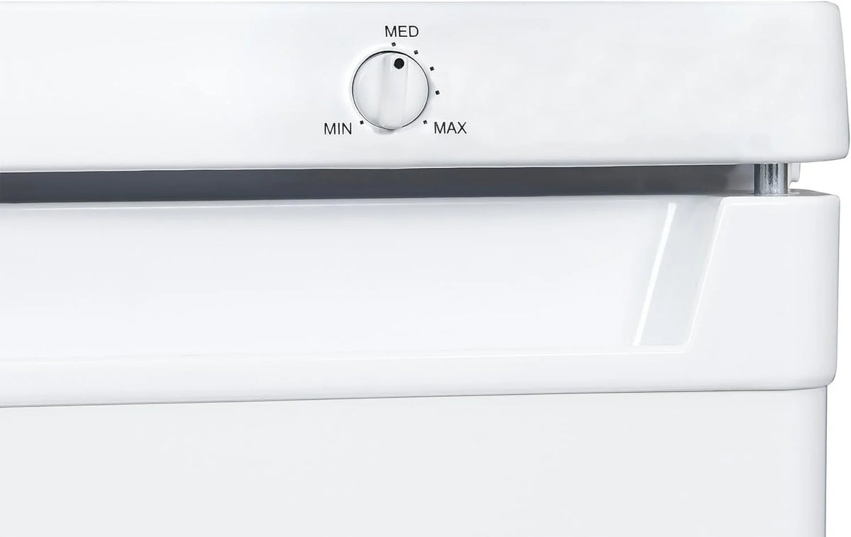 Exquisit Congelador Table Top 91L. Color Blanco. Clase E. Congelador 4 Estrellas. 4 Cajones Transparentes. Puerta Reversible. Control de Temperatura.