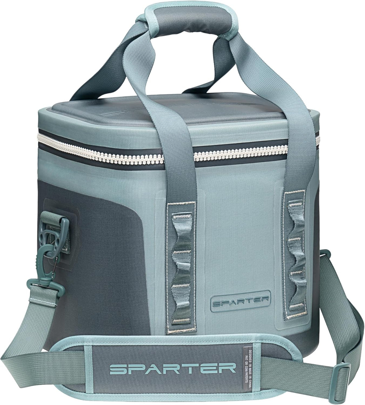Portable Soft Cooler 12 Cans. IP68 Tizip Leak-Proof Zipper for Camping. Fishing. Beach. Outdoors Insulated Ice Chest with Reusable Ice Pack