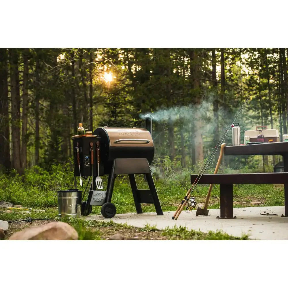 22-Inch Pellet Grill. Bronze