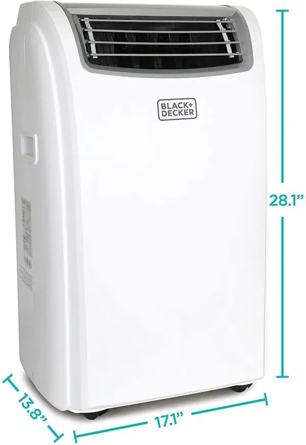 2025 Climatizador móvil 14 000 BTU con función calefacción y mando a distancia. blanco