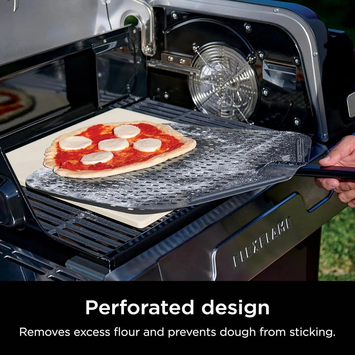 5-in-1 Electric and Propane Grill. 3-Burner Outdoor BBQ Grill and Smoker with Digital Controls. Griddle and Pizza Maker. Stainless Steel