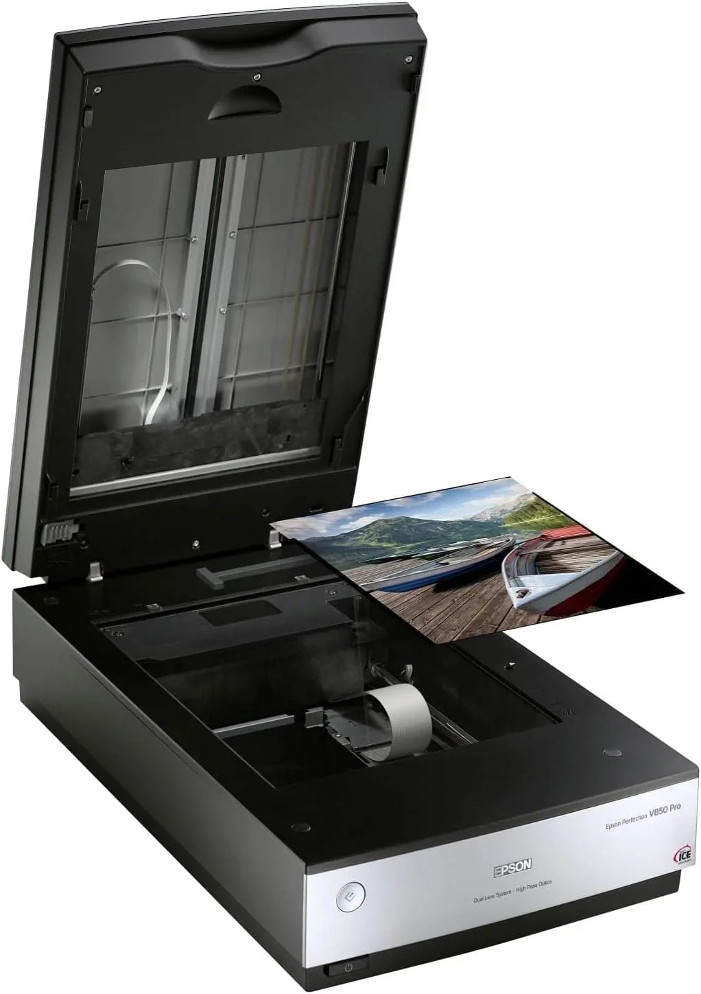 Epson Perfection V850. professioneller Fotoscanner. Scanner zum Digitalisieren von Fotos. Vorlagen. Dias und Negativen. Flachbettscanner mit hoher