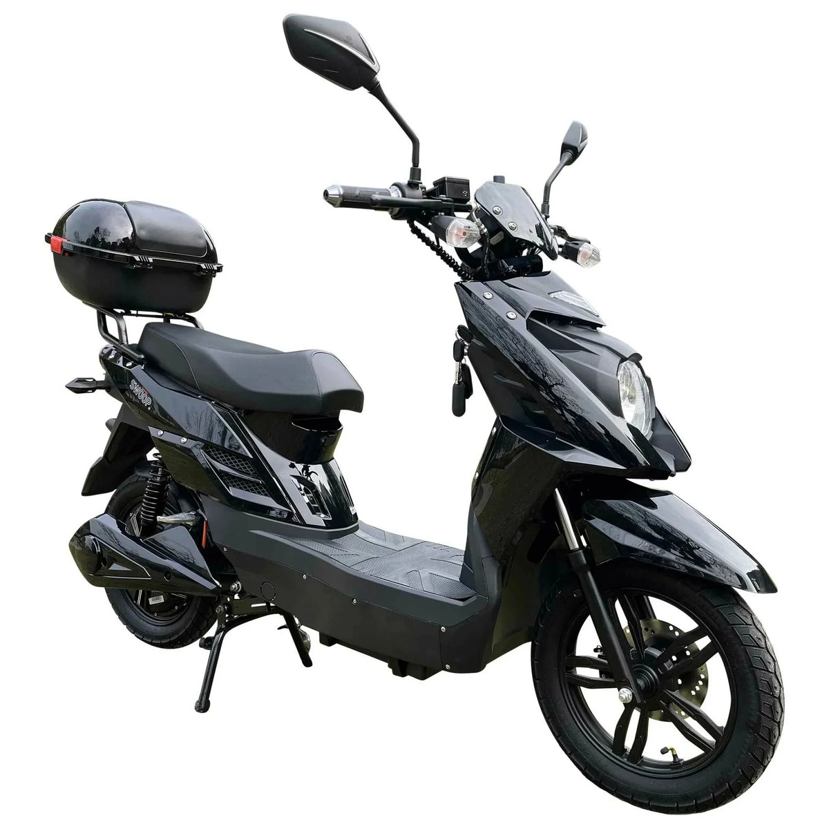 Swoop Elegante E-Scooter Elektroroller Schwarz 1000W