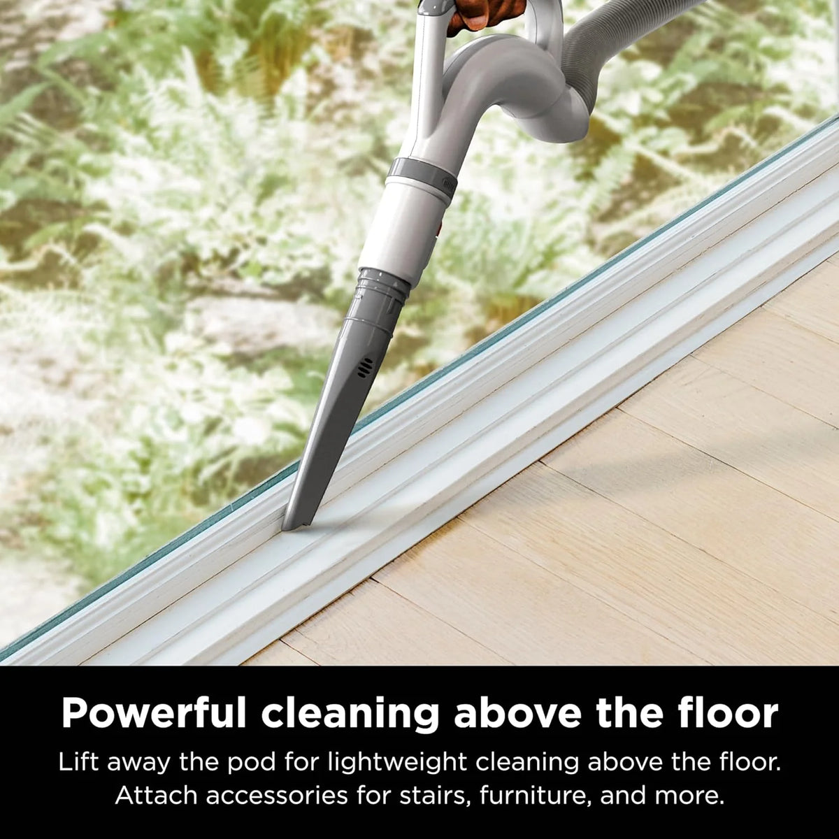 Vertical vacuum cleaner | Navigation-type detachable lifting device | Rotating steering device | High-efficiency particulate air filter | Vacuum cleaner suitable for pet hair | Includes gap cleaning tools and dusting brushes | Suitable for carpets an