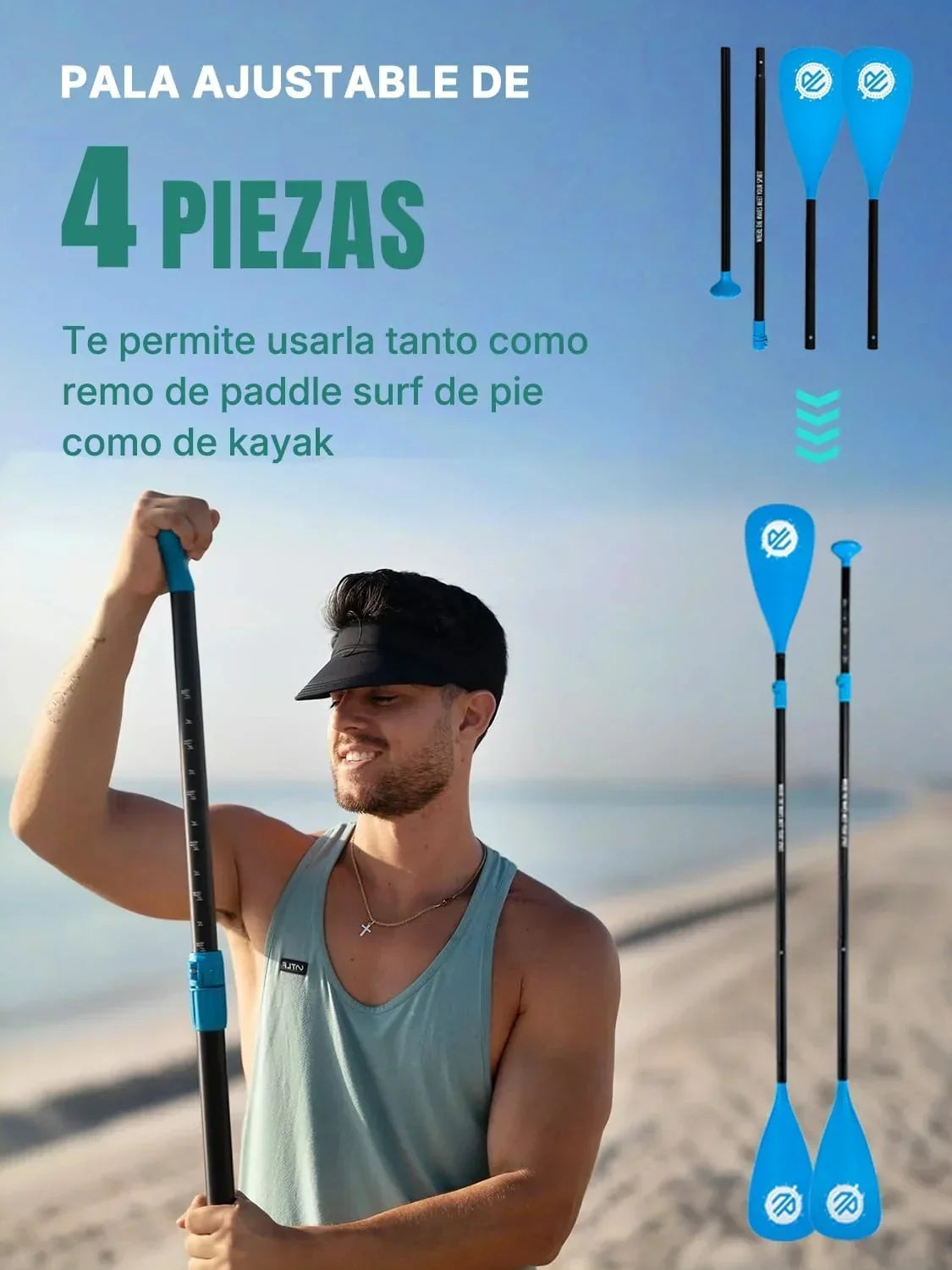 Niphean (Extra Grande) Tabla Paddle Surf Hinchable para 2+1 Personas/Familia. Paddle Surf con (Apto para Principiantes) Aleta Equilibrada. Funda