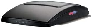 Deluxe - All-In-One RV Vent. Shield & Fan; Built-In Rain Shield. 10 Speed Reversible Fan with Thermostat. Fits Standard 14x14 Roof Openings. 12V Long Life Motor. White (00-05100K)
