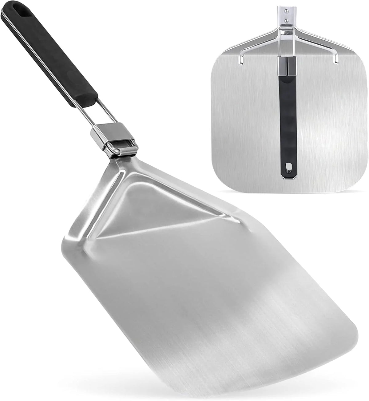 Outdoor pizza oven. equipped with 360-degree rotating pizza stone | Adjustable temperature control | Includes pizza shovel. pizza knife. stone. lid and hose | Can bake a 12-inch pizza in 60 seconds | 32.9 x 16.1 x 12.4 inches