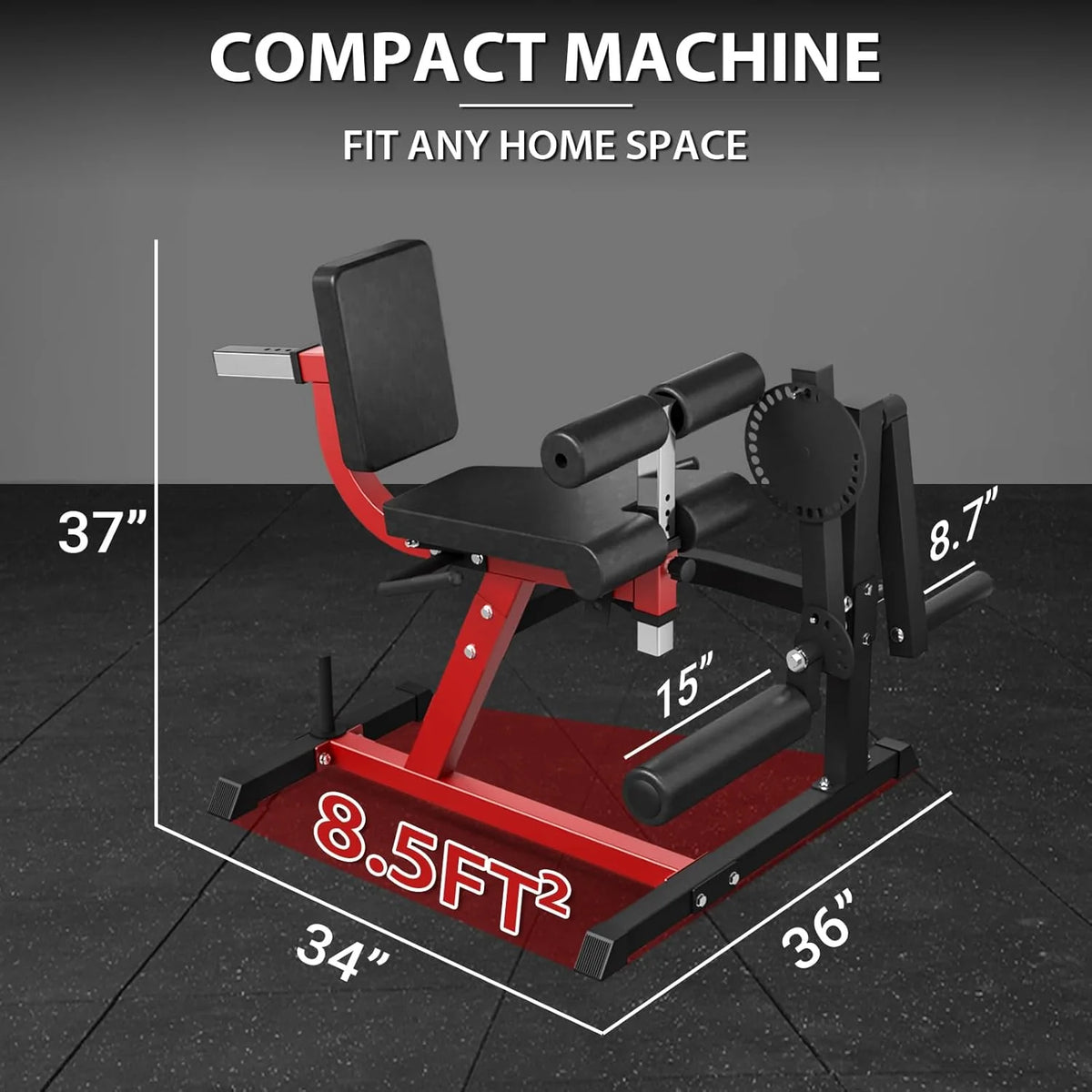 Leg Extension and Curl Machine. Lower Body Special Leg Machine. Adjustable Leg Exercise Bench with Plate Loaded. Leg Rotary Extension for Thigh. Home Gym Weight Machine