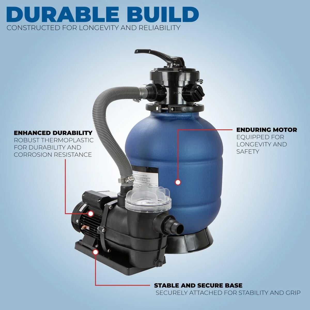 XtremepowerUS 13 Sand Filter 3/4HP Pool Pump