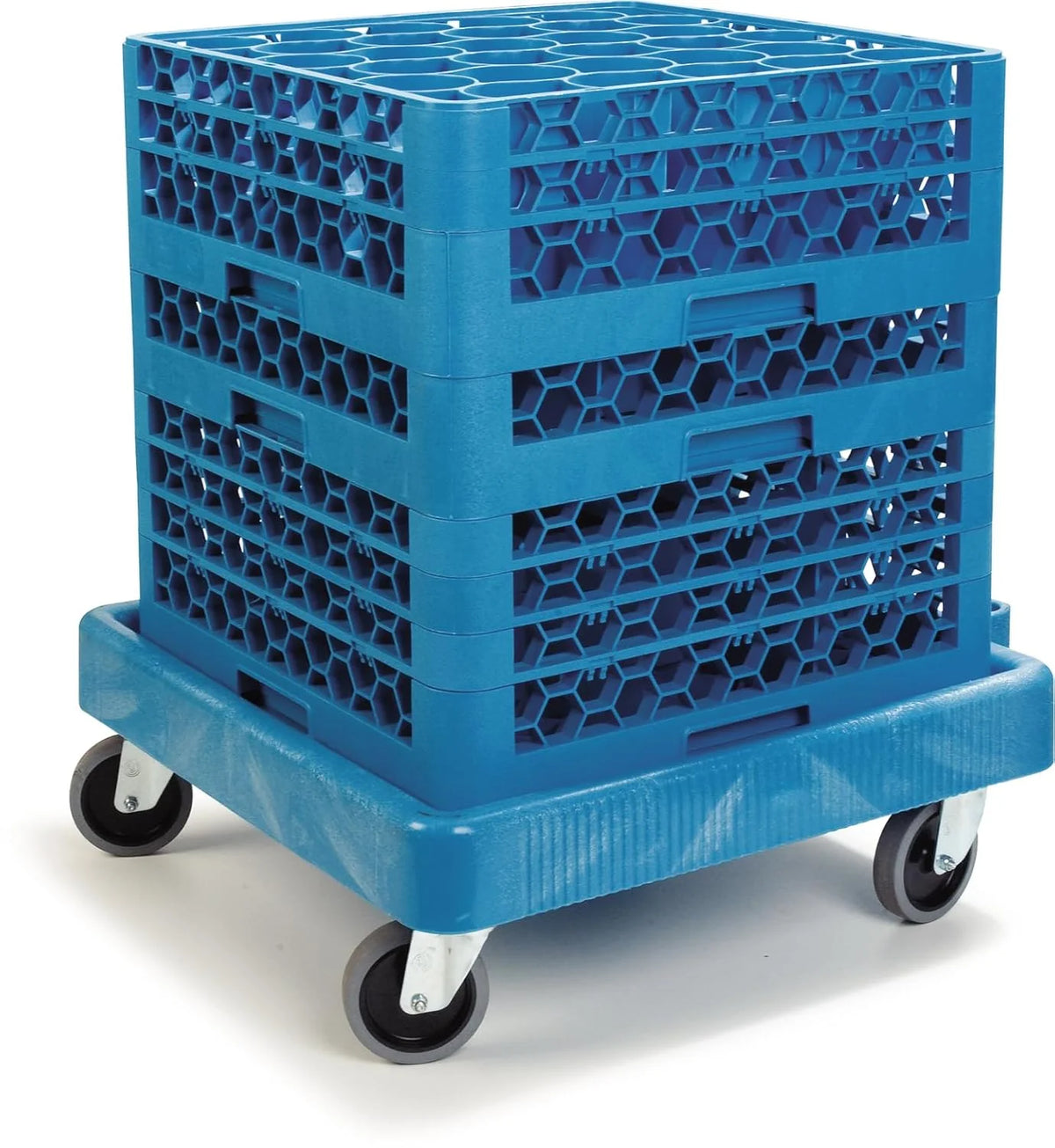 General dishwasher cart. with handle. with a load capacity of 350 pounds. blue