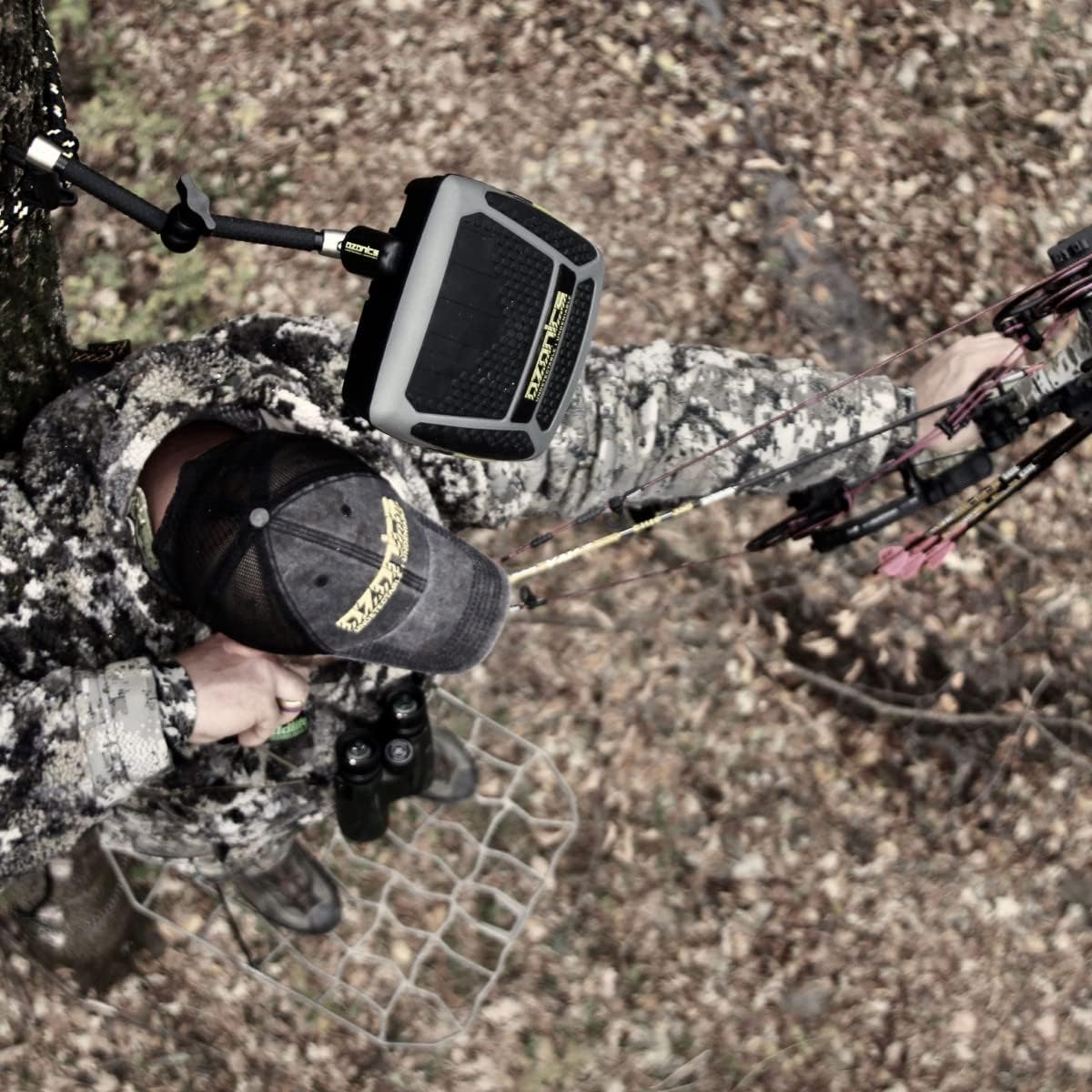 For the ozone generator for hunting. it has an enhanced output setting | An odor control device with 3 operation modes | An ozone odor elimination machine with a rechargeable battery and a tree-hanging device