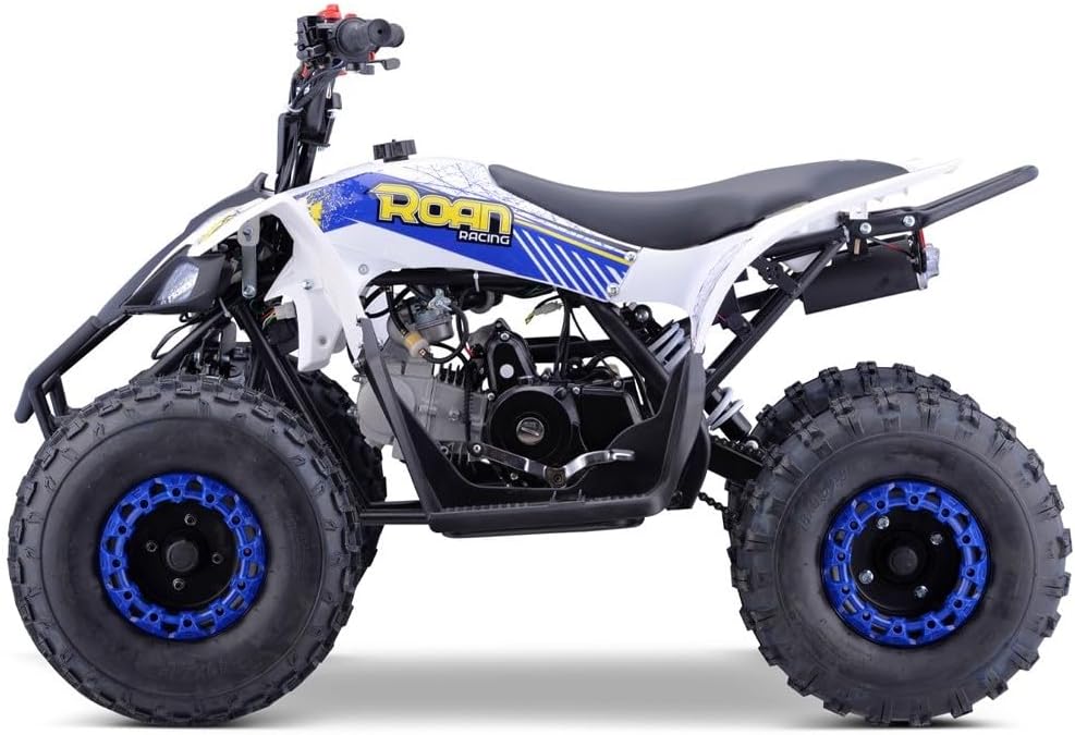MINIQuad Infantil 125cc Gasolina automático con Marcha atrás. Azul. Carga máxima 120 kg (Solo para circuitos Cerrados)