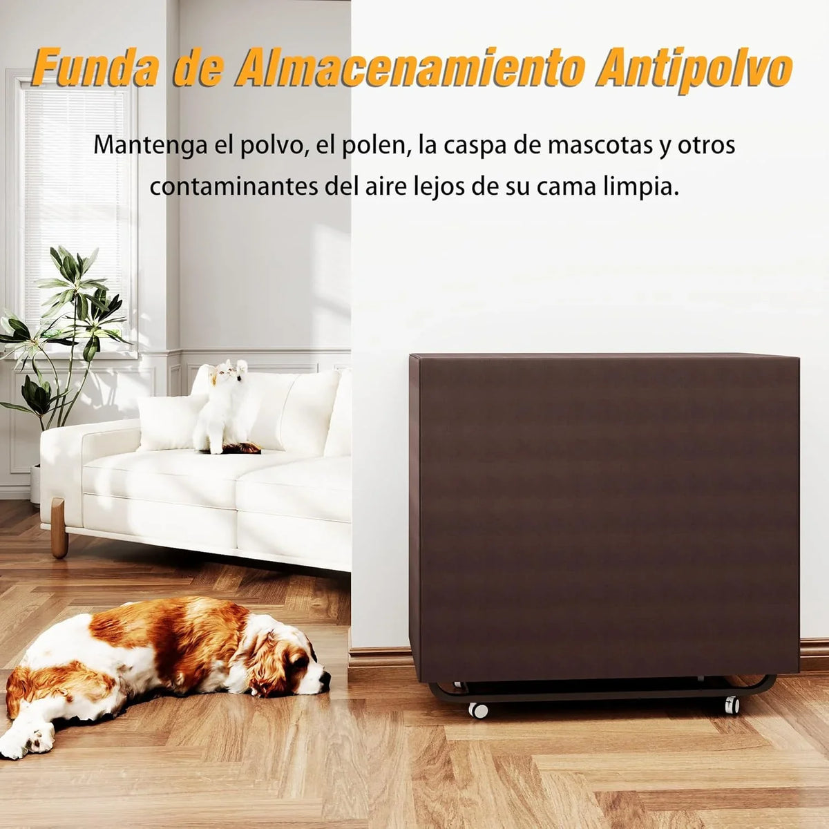 Cama Plegable de 120 cm con Colchón de 13cm (Viscoelástica). Somier Reforzado de Metal con 4 Ruedas y Funda Antipolvo. Cama Supletoria de Invitados