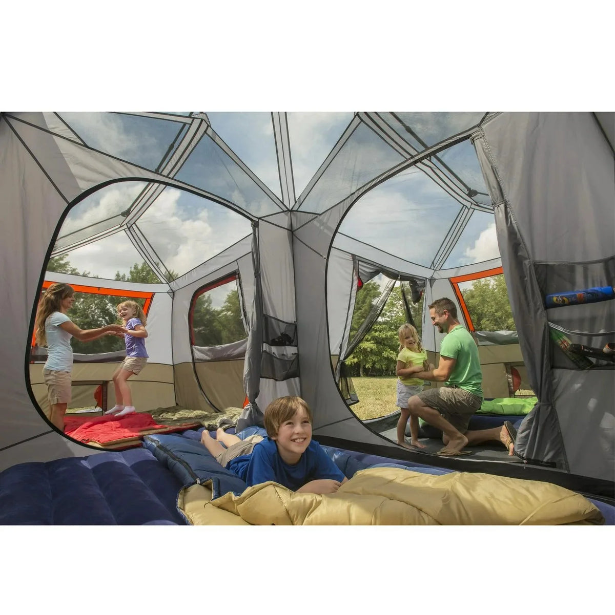 Instant Cabin Tent. Sleeps 12