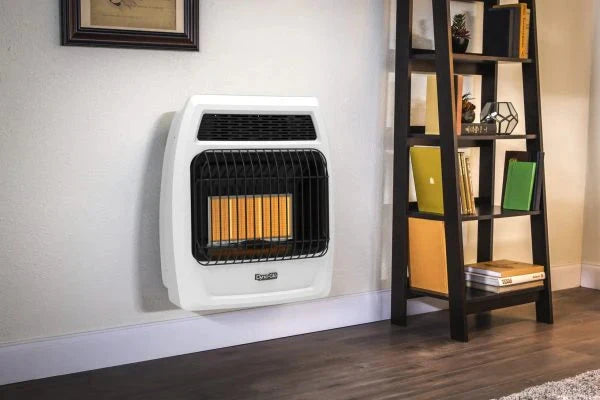 30.000 BTU Natural Gas Infrared Vent Free Thermostatic Wall Heater
