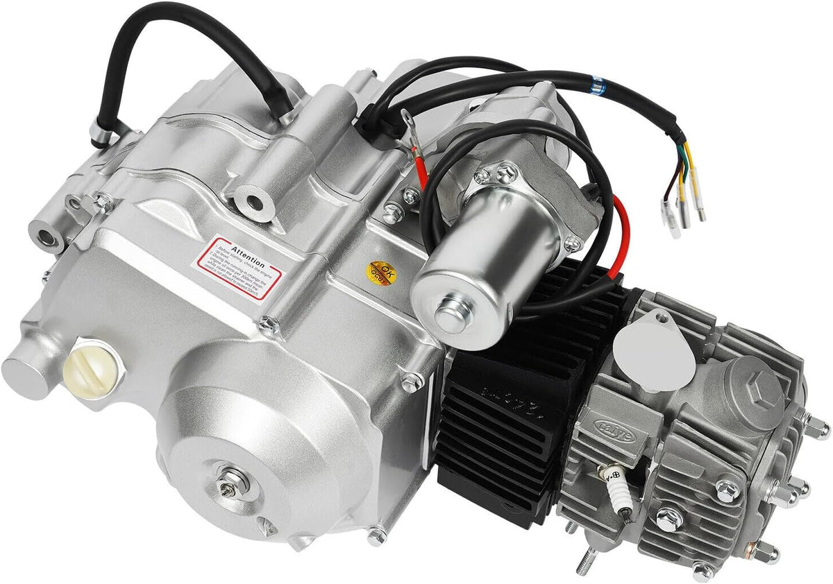 150CC 4 Stroke Engine Motor. Gy6 Single Cylinder Complete Engine Kit for 110cc-150cc Atvs and Go Karts and 11 Long Box Engine Size Scooters High-Flow Oil Pump CVT Carburetor Top Mount