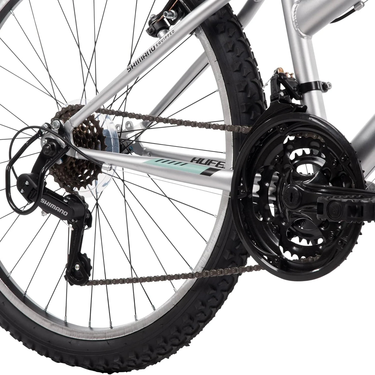 Mountain Hardtail Mountain Bike for Boys/Girls/Men/Women. 20/24/26 Sizes. 6 or 21 Speed Shimano Twist Shifting. Front or Dual Suspension. Comfort Saddle. Sleek Colors