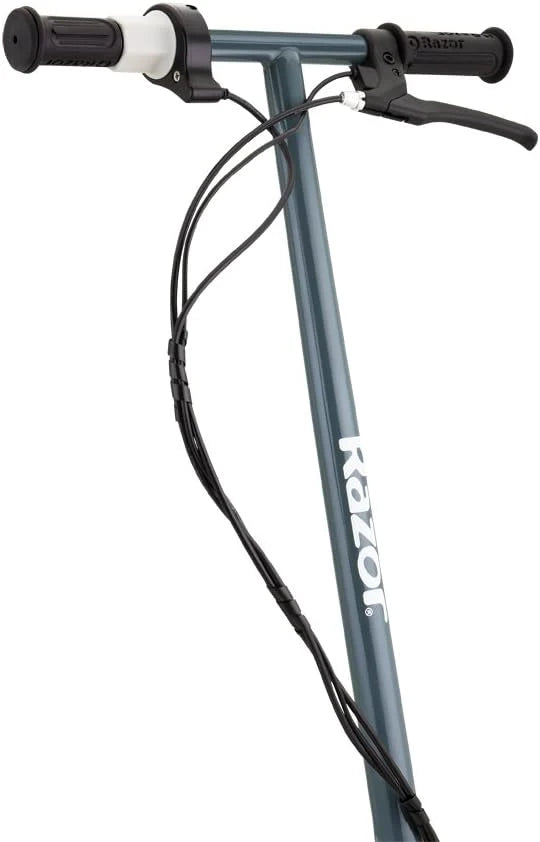 An electric scooter suitable for children over 13 years old - 9-inch inflatable tires. detachable seat. maximum speed of 15 miles per hour. maximum riding time of up to 40 minutes. suitable for users weighing no more than 220 pounds.