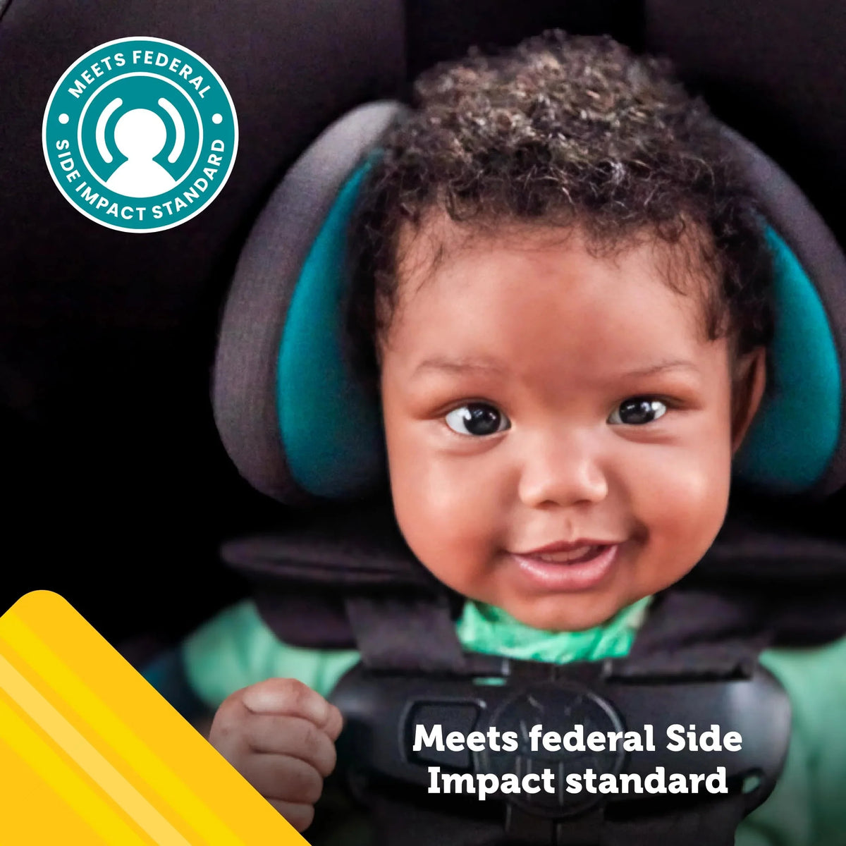 3-in-1 Slim Convertible Car Seat. All-in-One Infant Toddler Booster Seat. Rear & Forward Facing Child Safety Seat