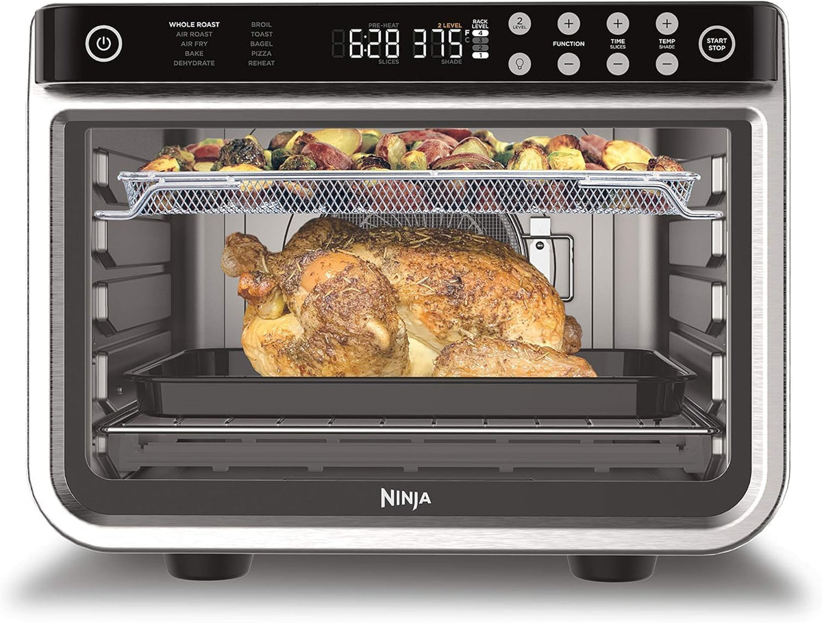 Professional air oven - truly circular convection - large countertop oven - air oven - used for air baking. roasting. drying. pizza making. and family meals - 1800 watts