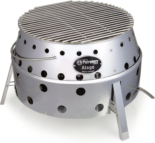 Portable camping grill - Stainless steel material - Charcoal mode - Outdoor type - Portable