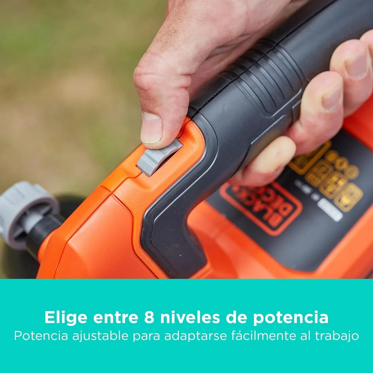BLACK+DECKER Sopladora. aspiradora y trituradora de Hojas sin Cable de 36v. con Bolsa de recolección de 45L y batería de Litio de 2.5Ah. BCBLV3625L1-