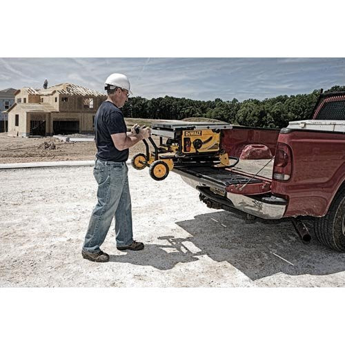 10 15A Table Saw with Rolling Stand – 32-1/2 Rip Capacity. Portable Jobsite Saw