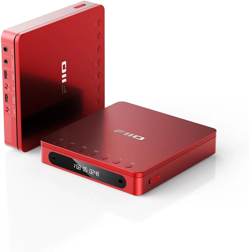 Multifunctional portable stereo CD player. equipped with long-lasting batteries. supports USB copying function. has optical/coaxial/3.5mm/4.4mm output interfaces (transparent (Bluetooth))